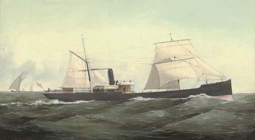 C. Kensington - The steamer Heriri in Mediterranean waters