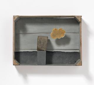 C.O. Paeffgen - Kistenobjekt I (Mond + Knüppel).