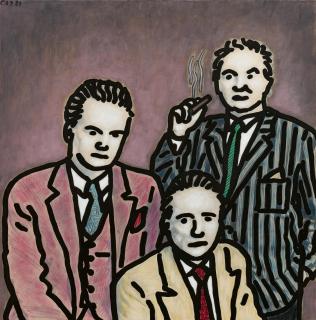 C.O. Paeffgen - Tony Shafrazi, Hans Mayer, Dennis Hopper.