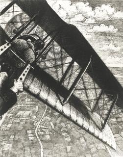 C. R. W. Nevinson - Banking At 4000 Feet (Leicester Galleries 23)