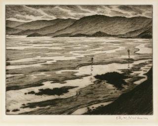 C.R.W. Nevinson - [Estuary]