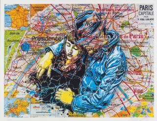 C215 - Couple endormi, Paris, 2015