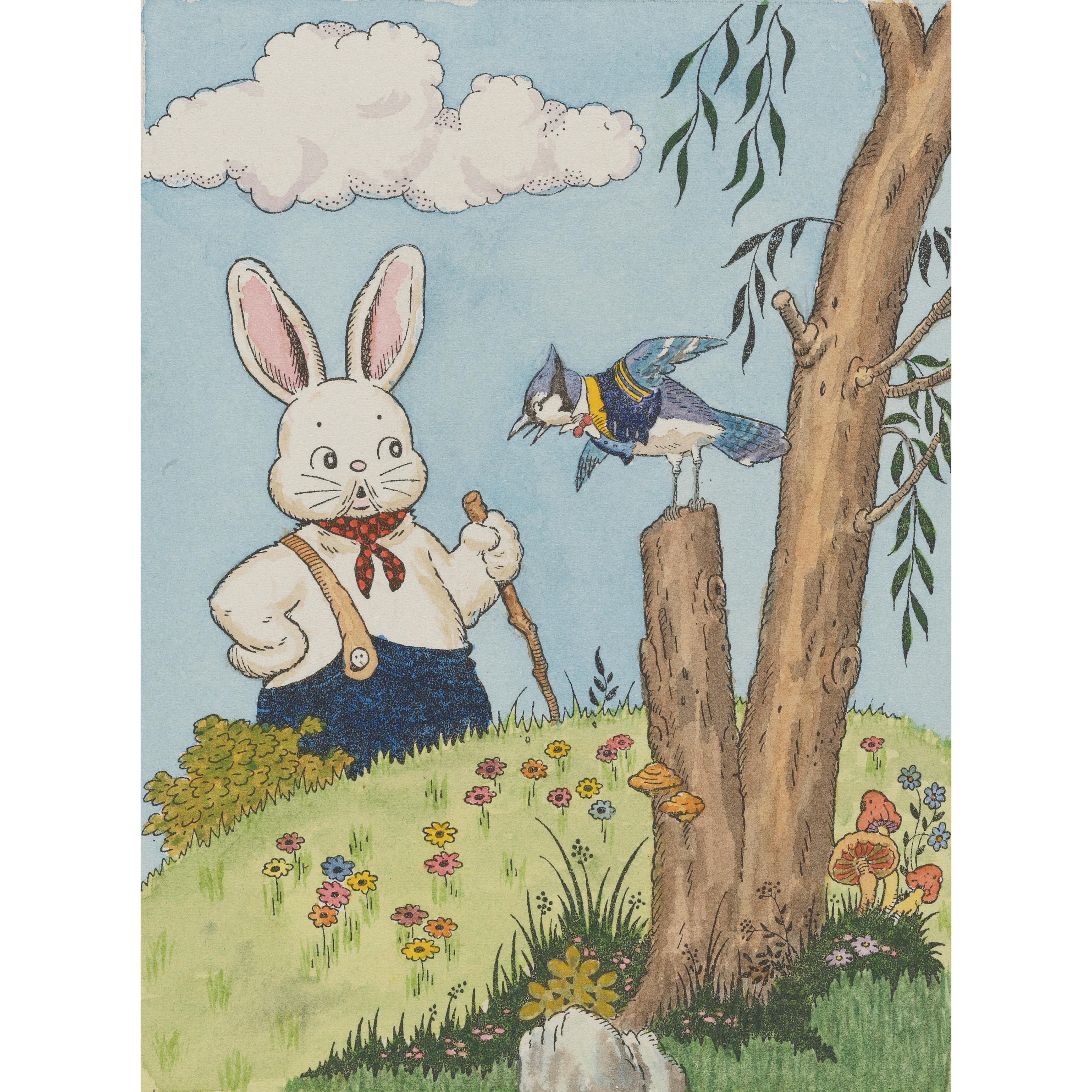 Cady, Harrison - Rabbit and Blue Jay