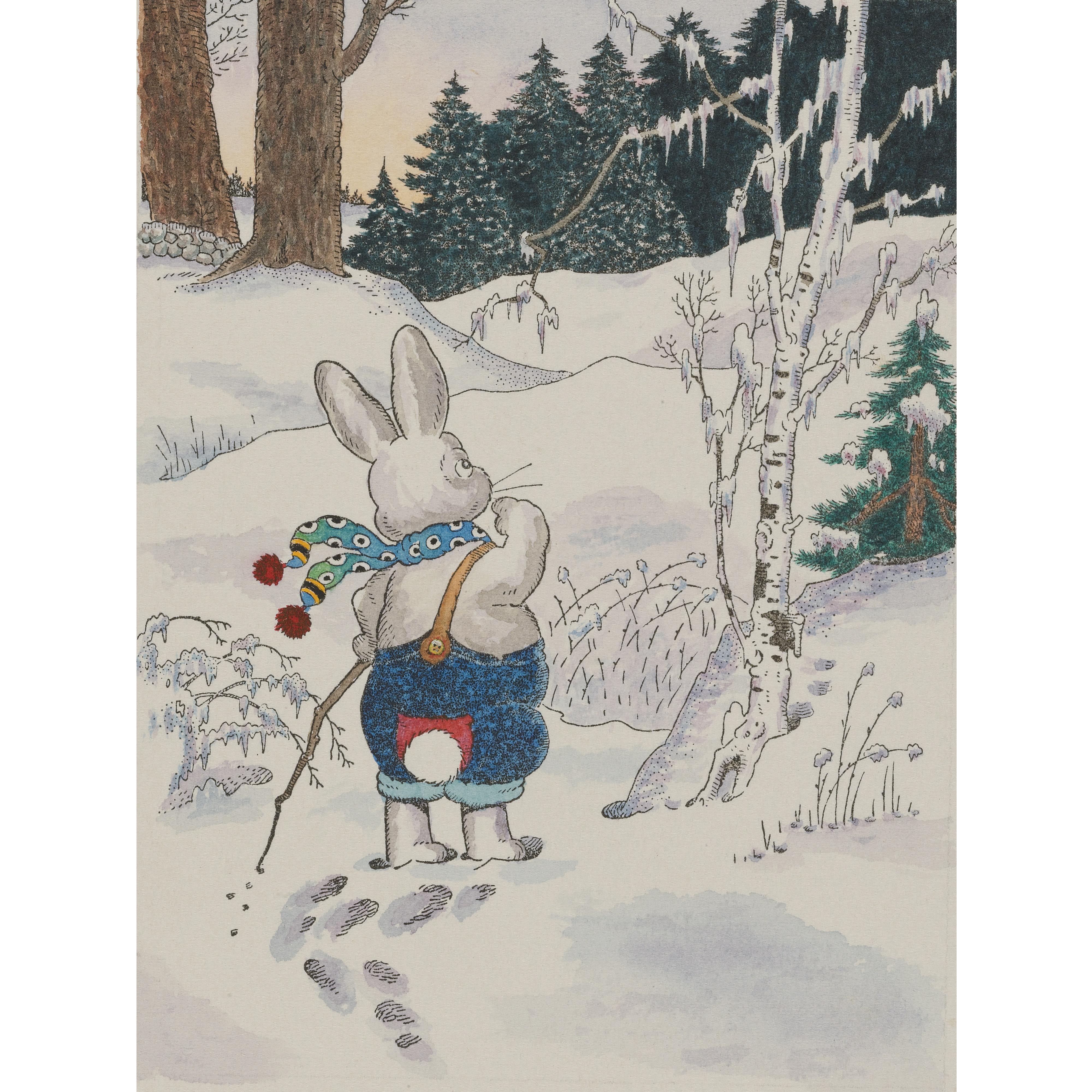 Cady, Harrison - Rabbit in snowy wood