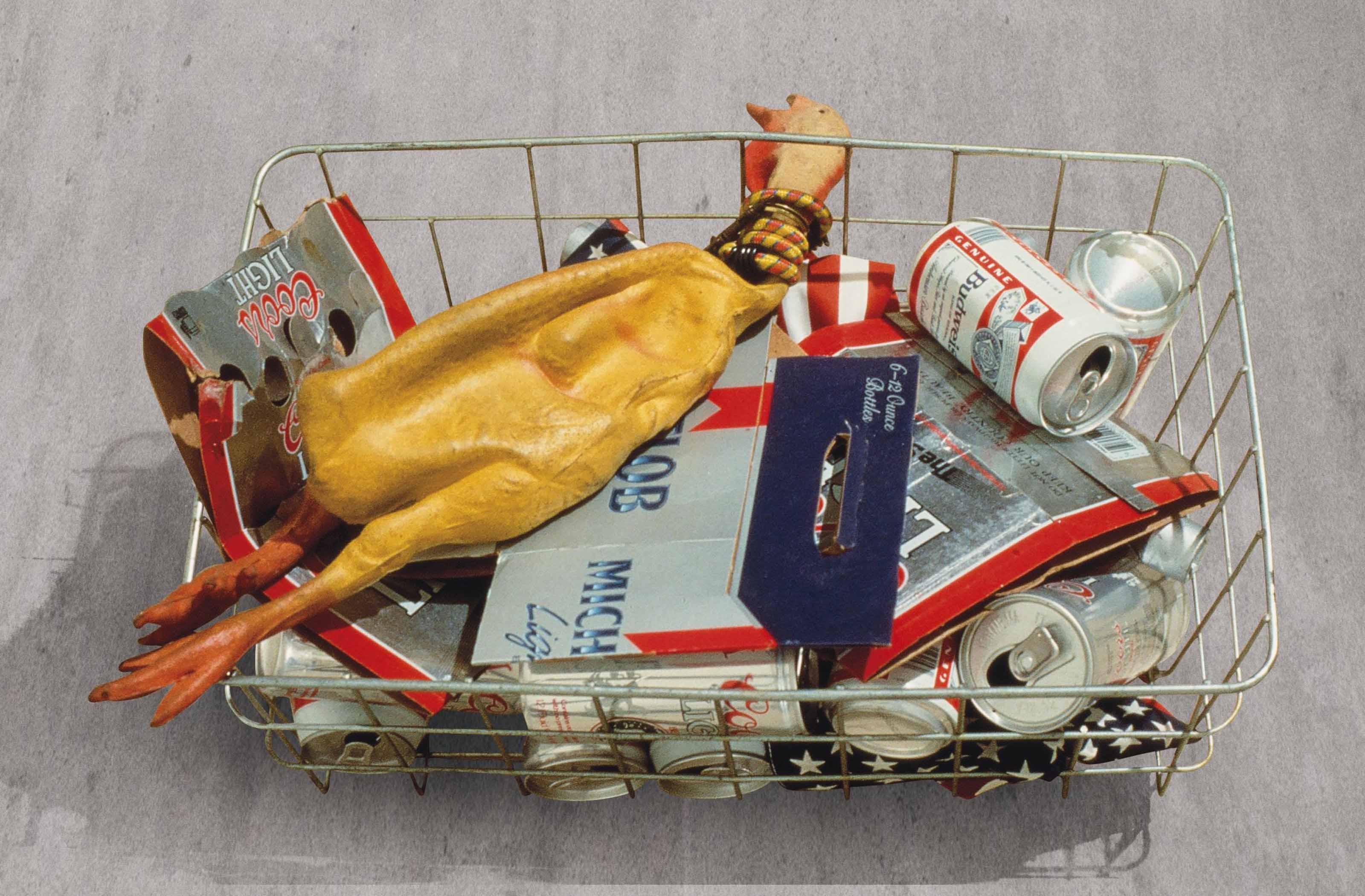 Cady Noland - Chicken in a Basket