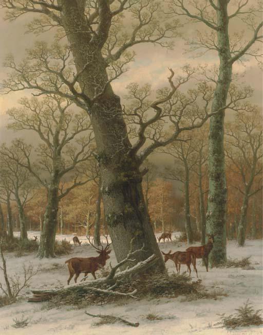 Caesar Bimmermann - Deer In A Forest