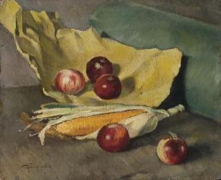 Cafiero Filippelli - Natura Morta Con Mele Rosse