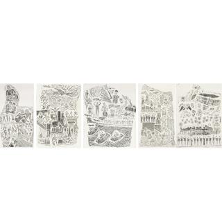 Cai Guo-Qiang - Nontransparent Monument (5 Works)