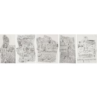 Cai Guo-Qiang - Nontransparent Monument (Set Of Five Works)