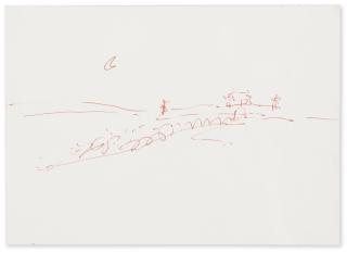 Cai Guo-Qiang - Sketch for the Expansion of the Great Wall by 10,000 Meters