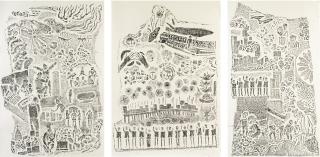 Cai Guo-Qiang - Transparent Monuments   (Set Of Three)