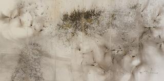 Cai Guo-Qiang - Two Lions (Hexaptych)