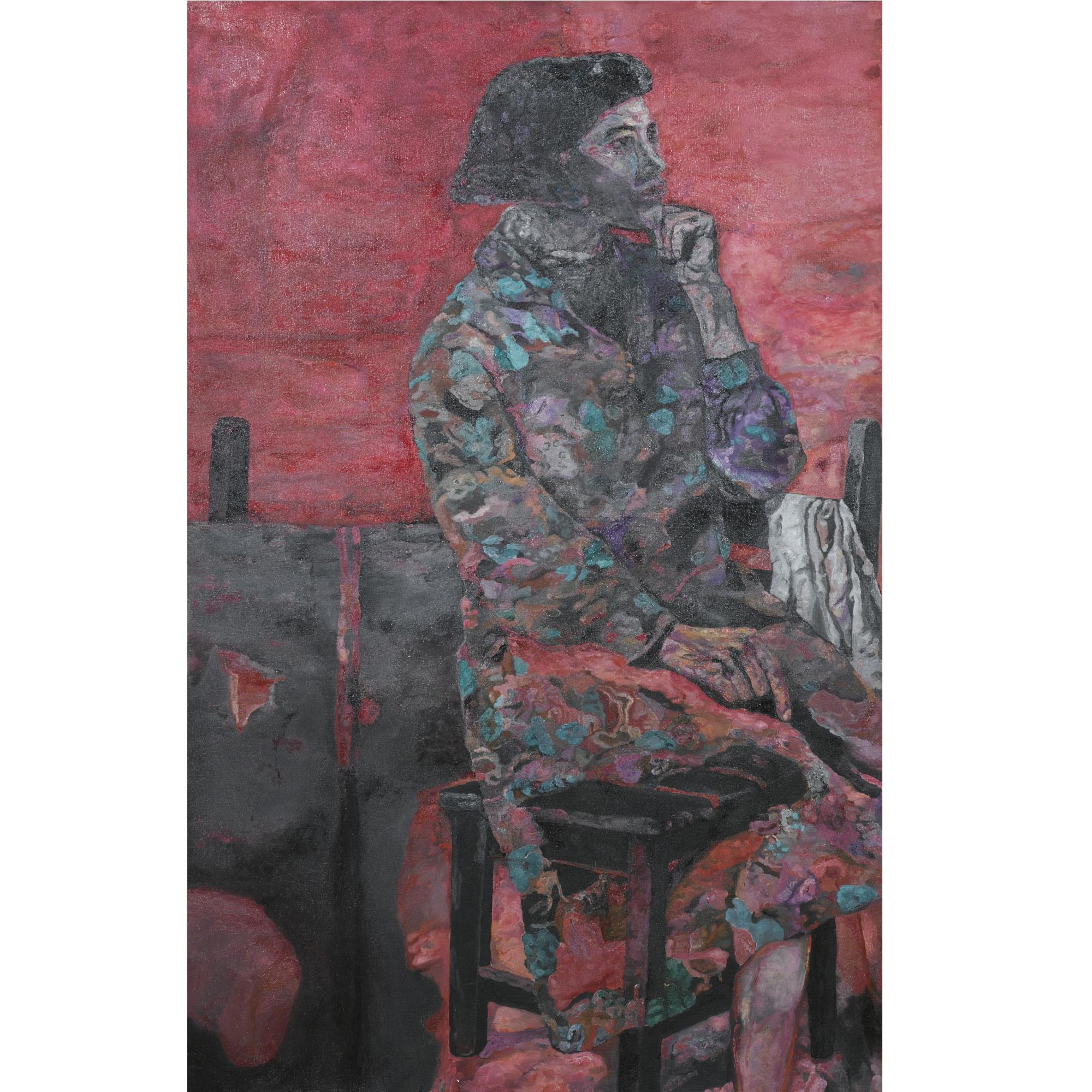 Cai Jin - Purple Background