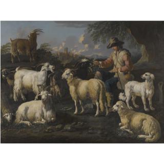 Cajetan Roos - A Goat Herdsman And His Tribe