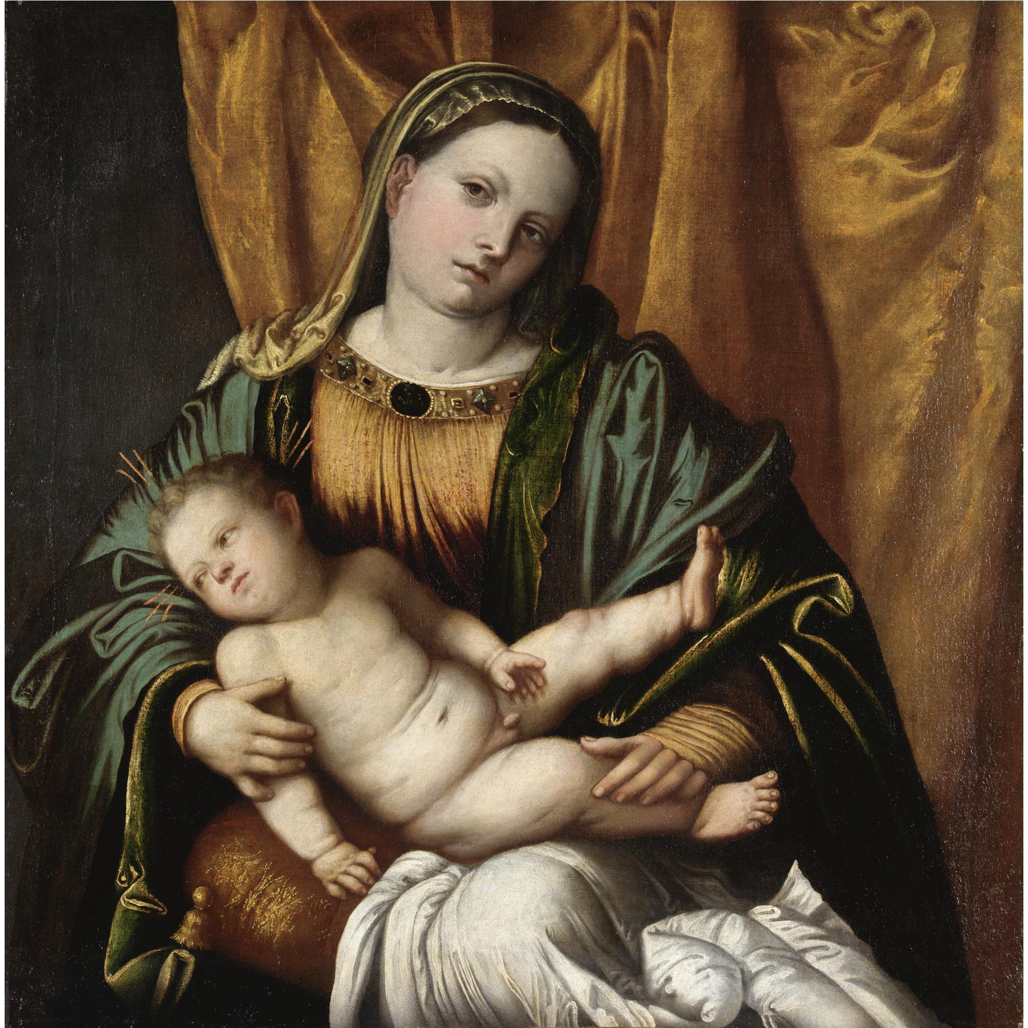 Callisto Piazza - Madonna Col Bambino