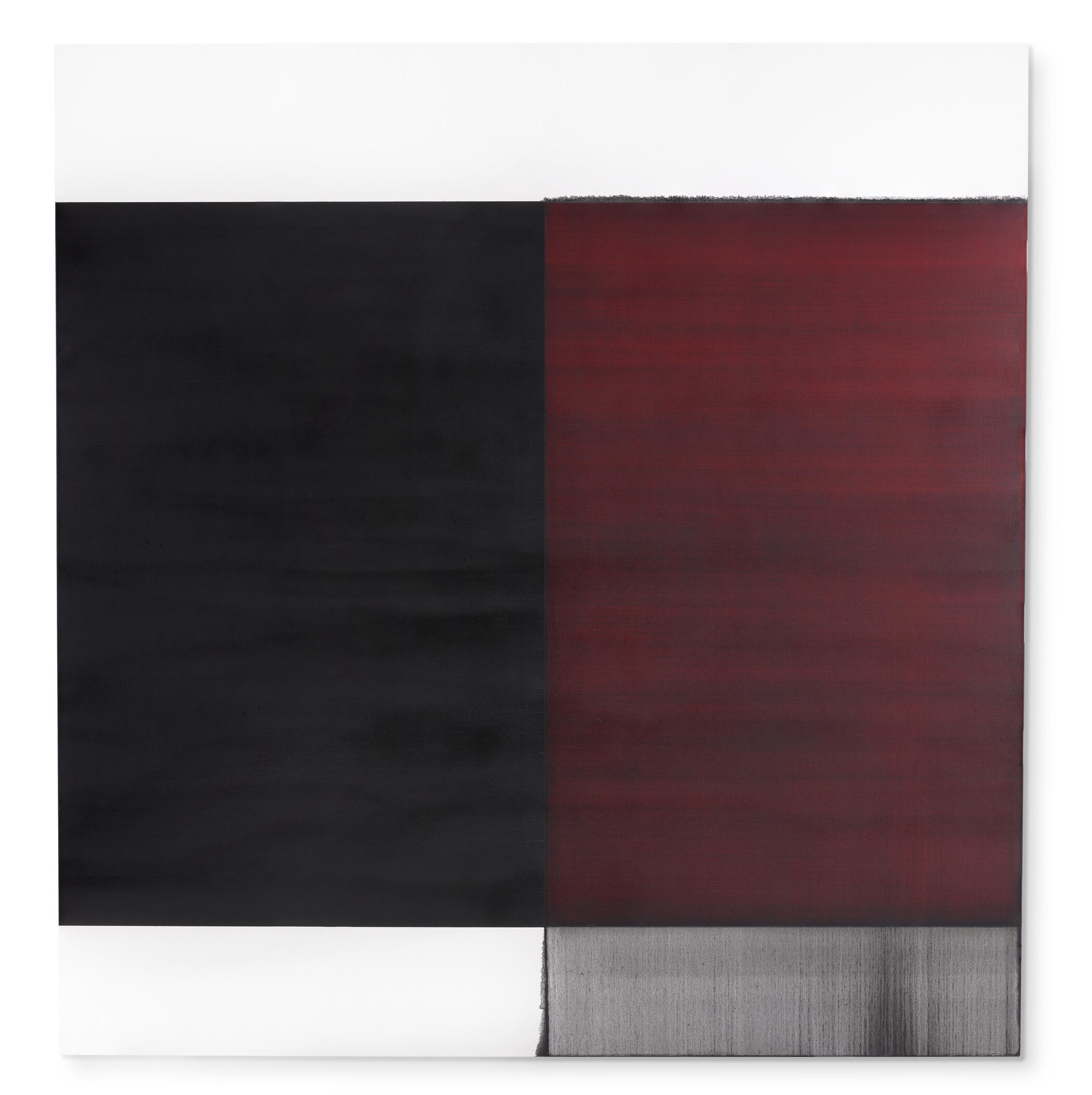 Callum Innes - Exposed Painting, Cadmium Red Deep