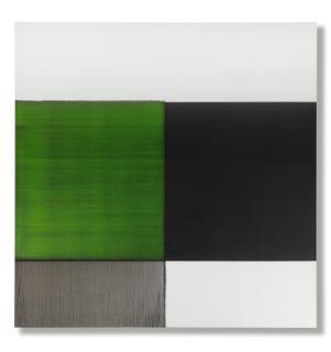 Callum Innes - Exposed Painting Cobalt Green