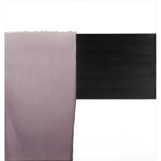 Callum Innes - Exposed Painting, Paynes Grey And Black