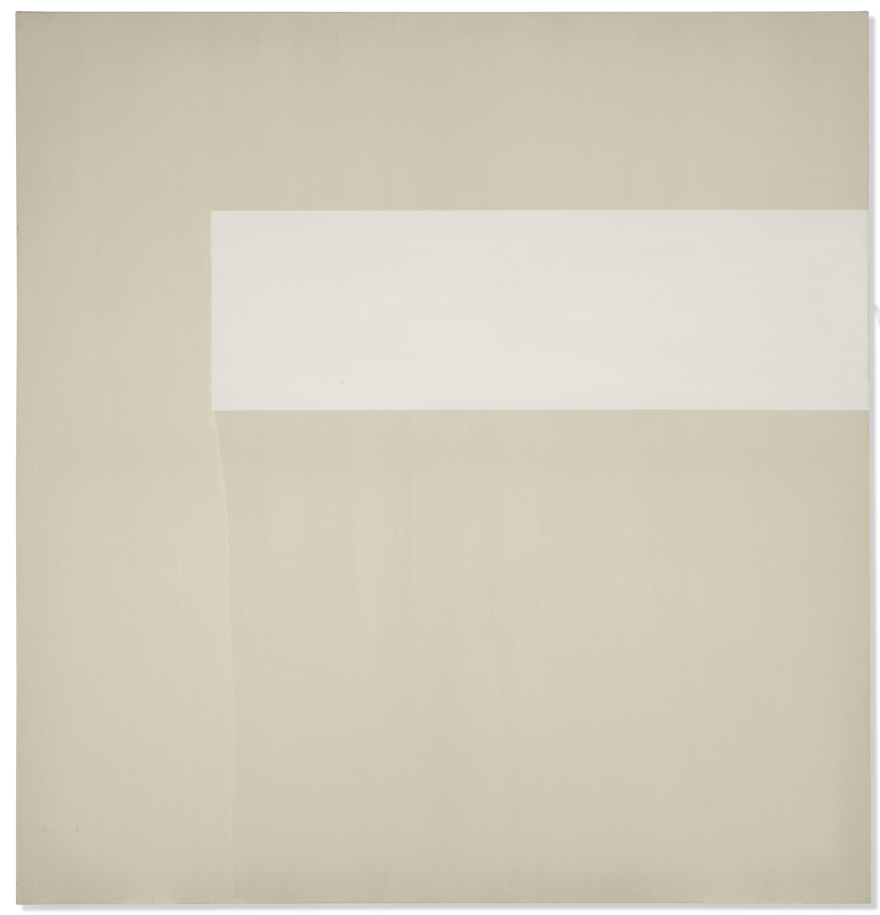 Callum Innes - Exposed Painting (Titanium White)