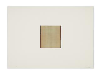 Callum Innes - Yellowish Orange / Cobalt Blue Tone