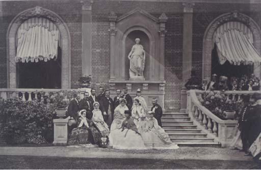 Camile Silvy - Royal Family Of Orléans; H.R.H. The Prince Auguste De Saxe Cobourg Goth, Orléans House Fête Champêtre, Each 1864