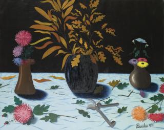 Camille Bombois - Fleurs Et Feuilles D\'Automne
