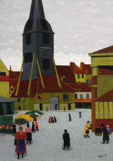 Camille Bombois - Le Marché Aux Fleurs À Honfleur 