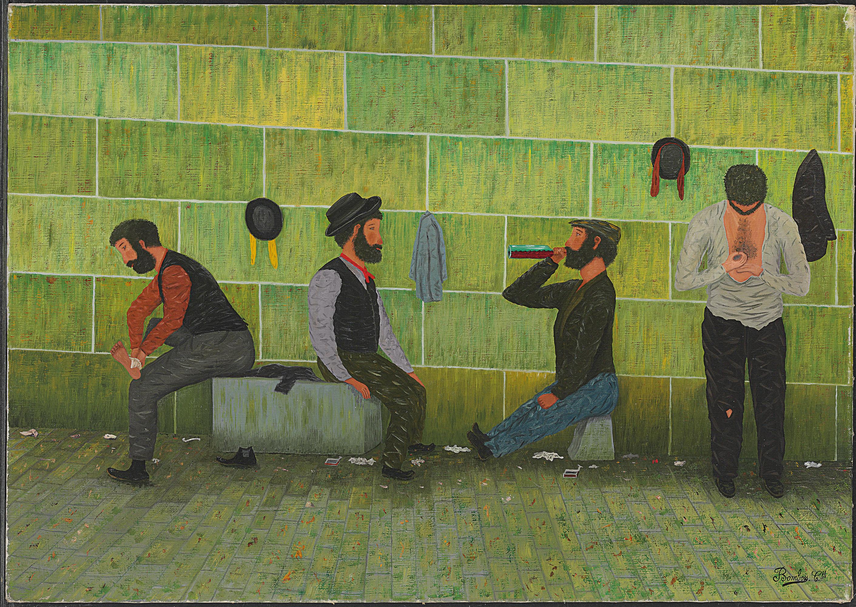 Camille Bombois - Les clochards sur les quais de la Seine