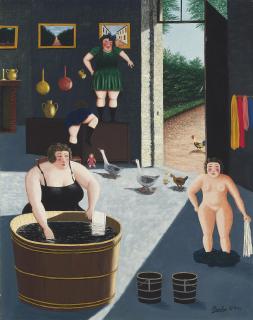 Camille Bombois - Préparation pour le bain