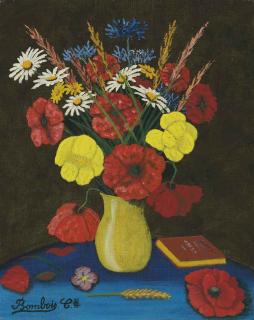 Camille Bombois - Vase de fleurs