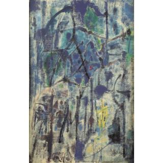 Camille Bryen - Frottis Bleu