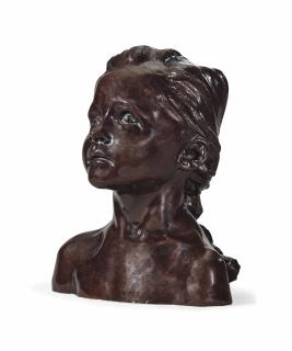 Camille Claudel - La petite châtelaine, version à la natte courbe