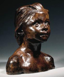 Camille Claudel - La petite châtelaine, version à la natte courbe