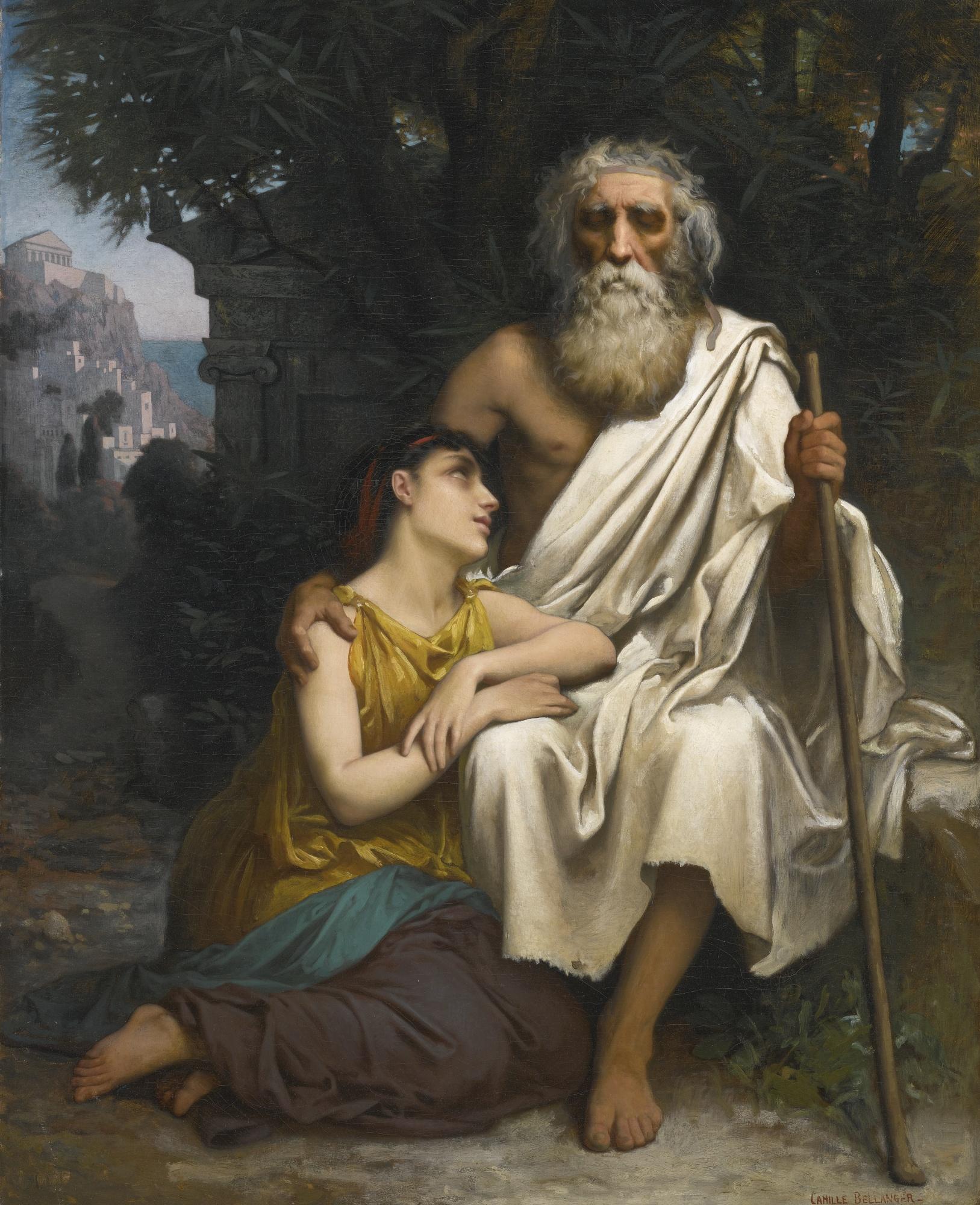 Camille Félix Bellanger - French oedipus And Antigone