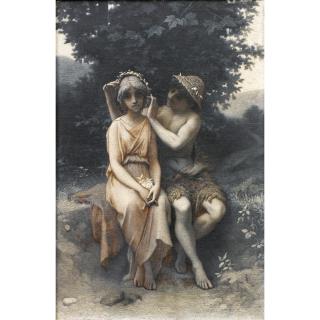 Camille-Félix Bellanger - Idylle Pastorale; La Jeune Musicienne; Deux Enfants Jouant