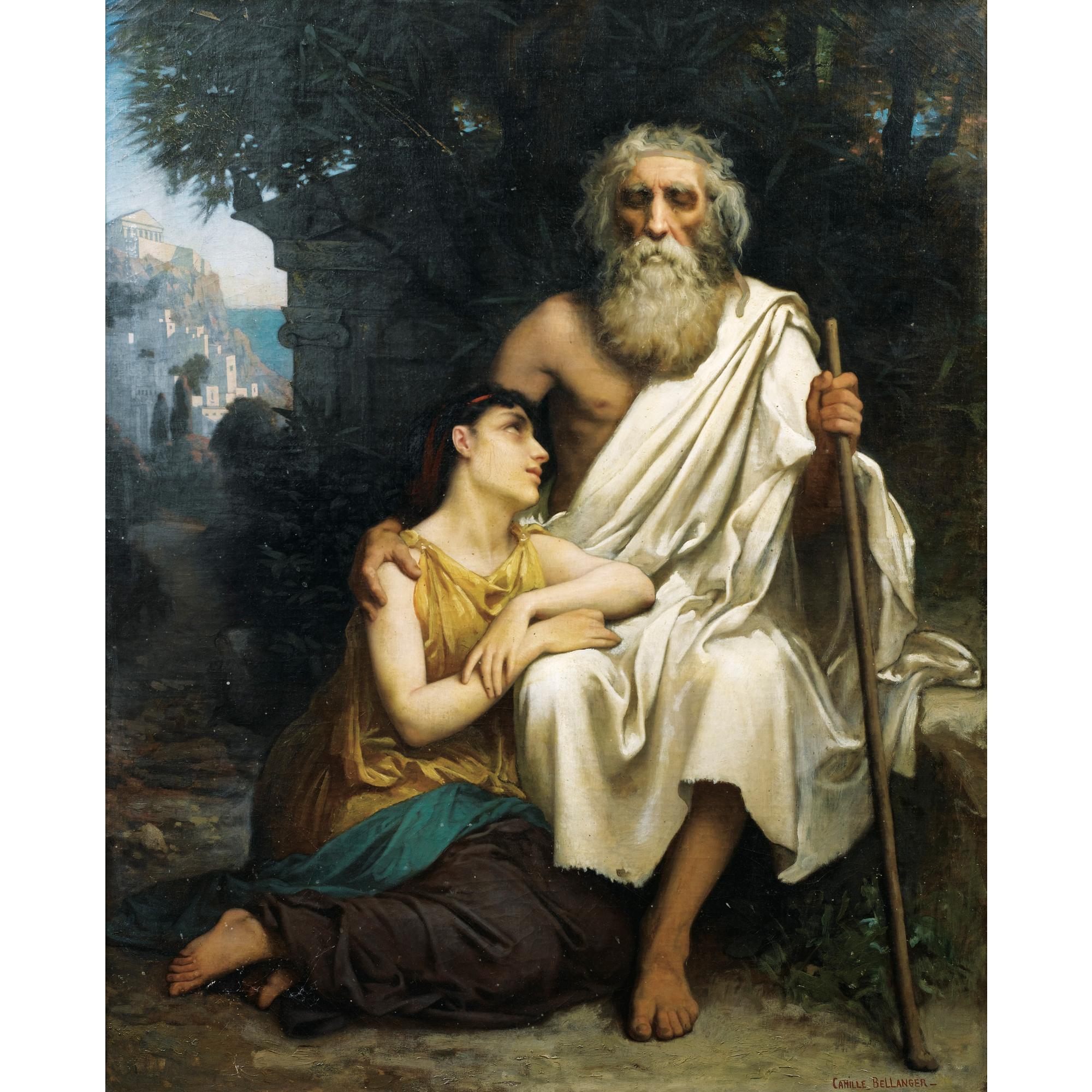 Camille-Félix Bellanger - Oedipe Et  Antigone