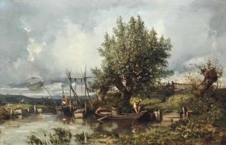 Camille Flers - Angling on the river