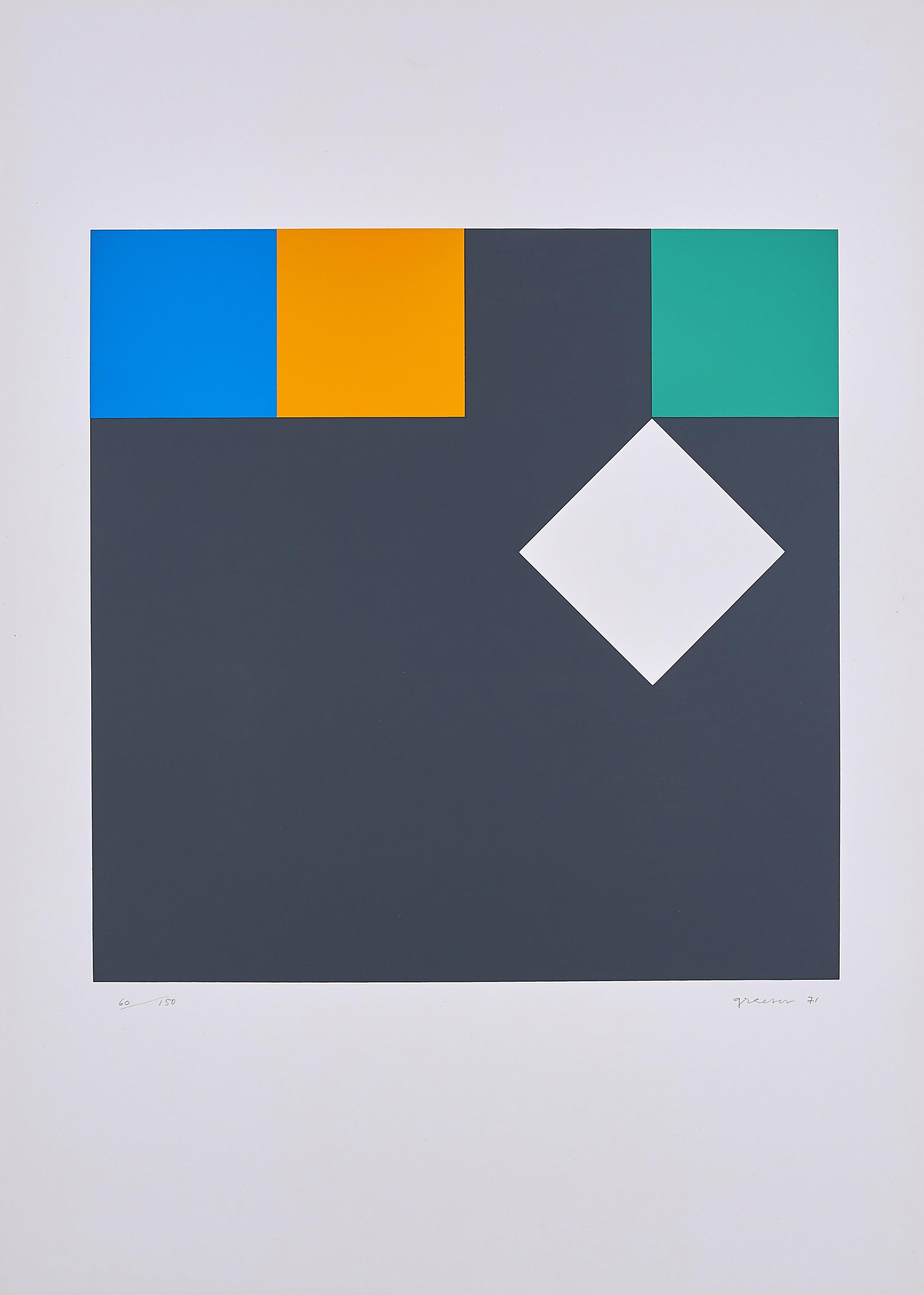 Camille Graeser - Aus: Bewegtes weißes Quadrat.