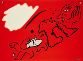 Camille Henrot - Extinction on the Table (für Parkett 97).