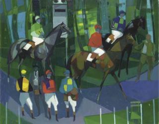 Camille Hilaire - The Paddock At Deauville