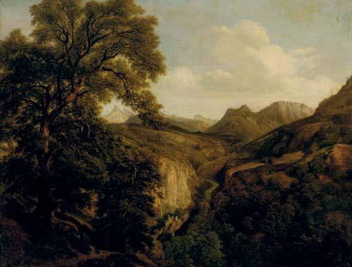 Camille-Joseph-Etienne Roqueplan - A view of the Gorges du Verdon