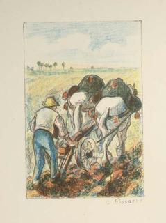 Camille Pissaro - La Charrue (D. 194)