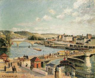 Camille Pissarro - Après-midi, soleil, Rouen