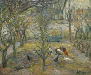 Camille Pissarro - Basse-Cour À La \'Maison Rouge\', Pontoise
