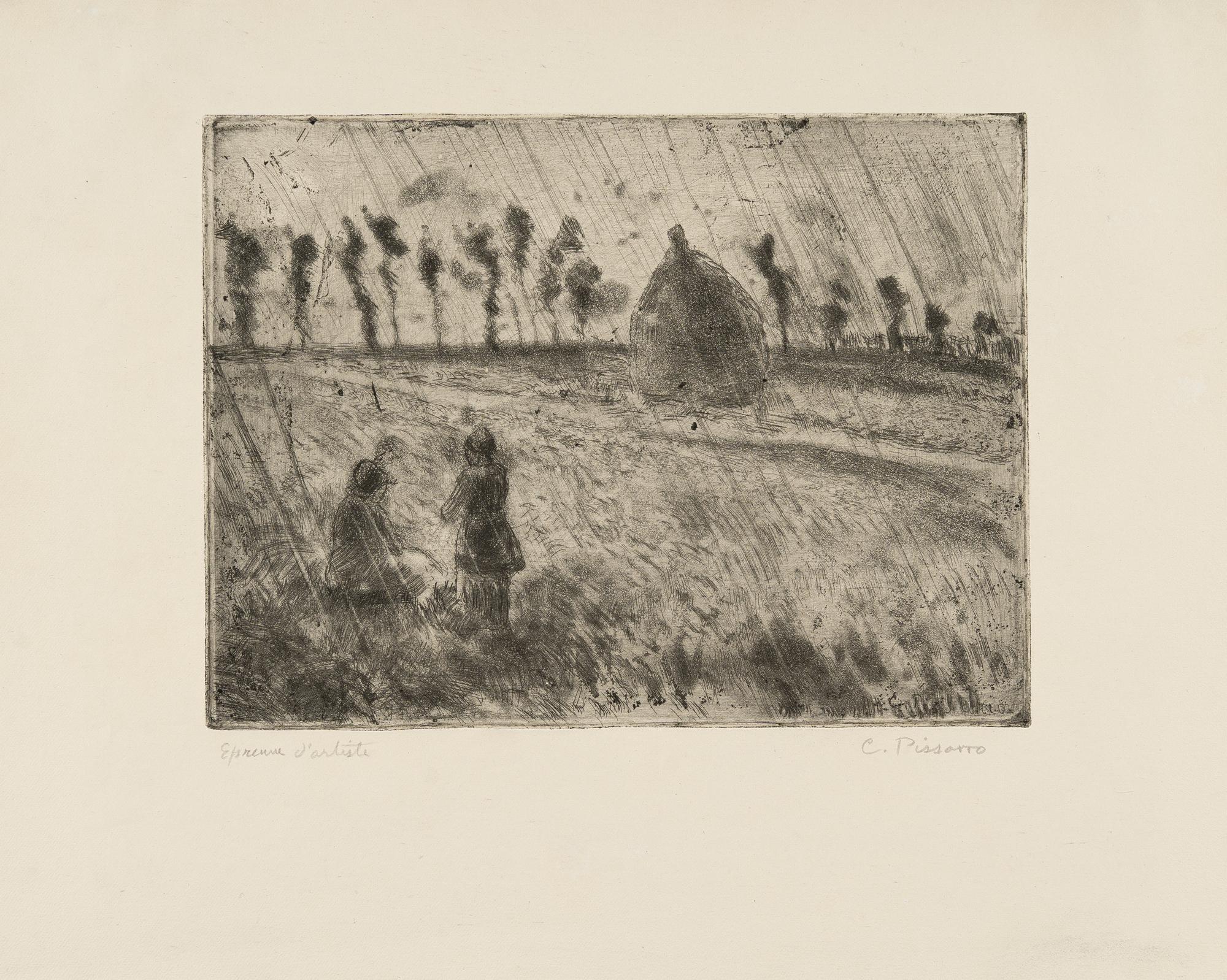 Camille Pissarro - Effet de pluie