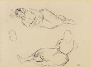 Camille Pissarro - Études De Deux Femmes