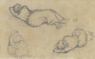 Camille Pissarro - Etudes des paysannes