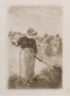 Camille Pissarro - Faneuses (Delteil 94)
