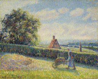 Camille Pissarro - Femme Poussant Une Brouette, Eragny