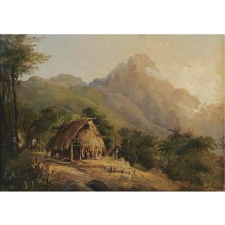 Camille Pissarro - Hutte Dans Un Paysage De Montagne, Galipan